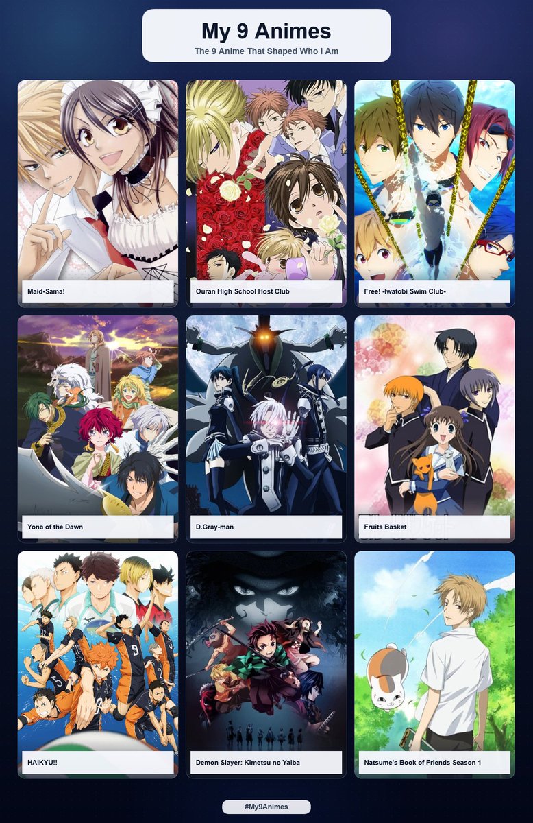 jellydoughnut__'s tweet photo. it was so hard to pick ,, but i love these animes with all of my soul ‼️ https://t.co/9EVfnN52M5