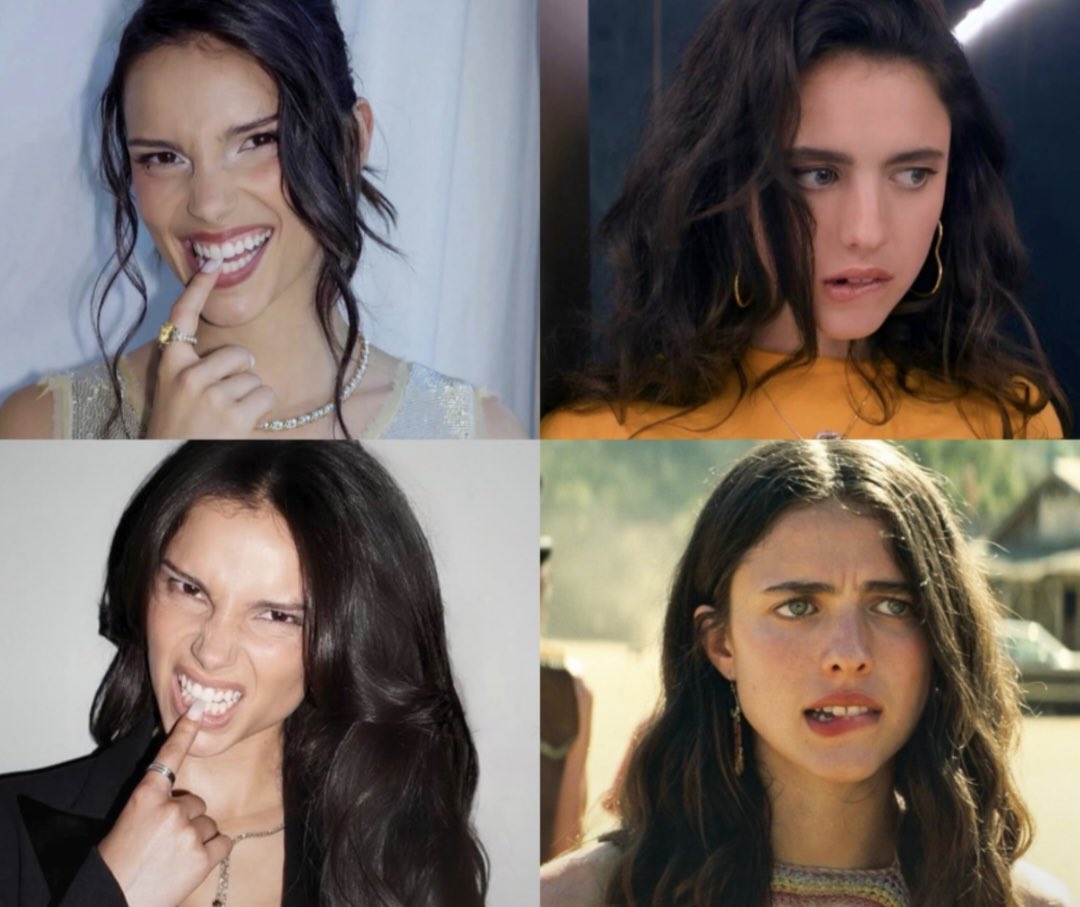timeculture's tweet photo. Eu acho muito doido quando um ator ou atriz tem uma expressão tão específica que você vê MEIO SEGUNDO DE FOTO e já sabe exatamente quem é. Inde Navarrette e Margaret Qualley têm esse negócio. https://t.co/rdrPFLnjV6