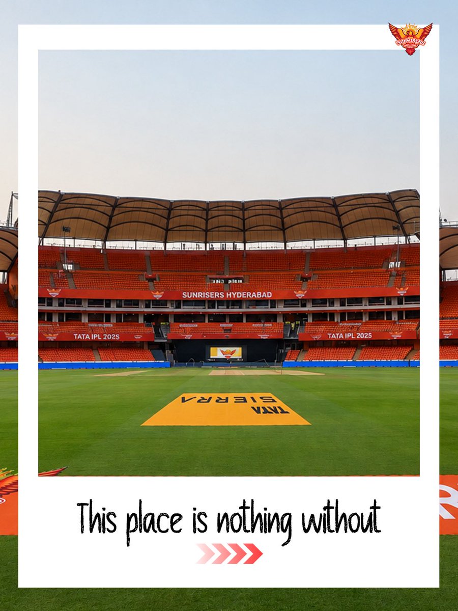 SunRisers's tweet photo. The place. The people. The feeling 🥹🧡 https://t.co/dsyzuYZzO5