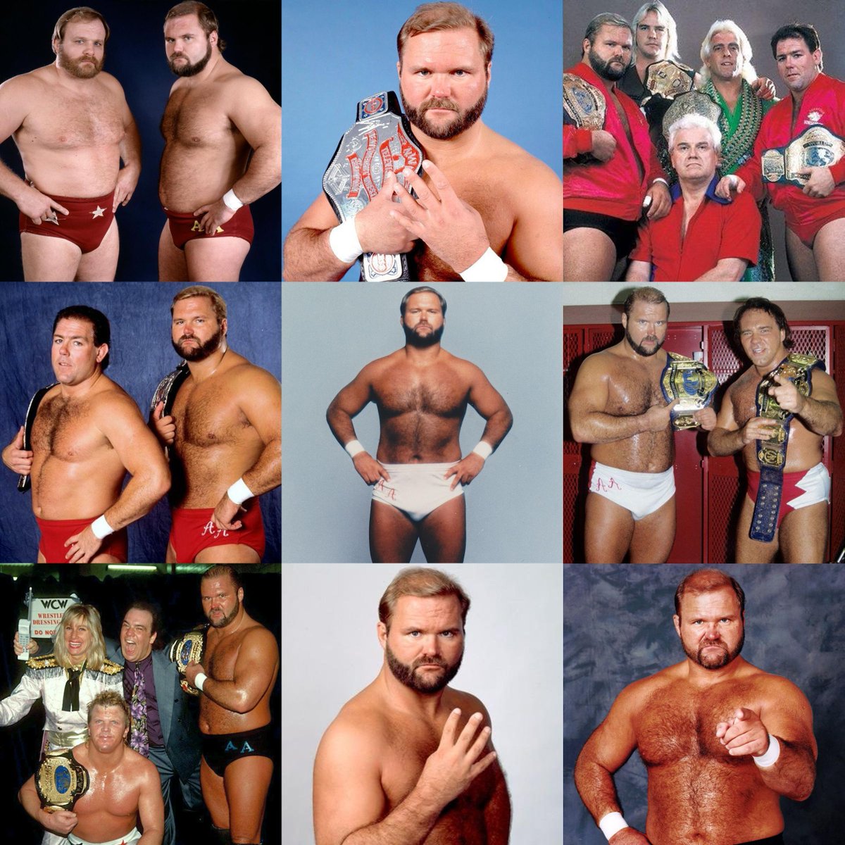 WWFWrestling1's tweet photo. Birthday greetings to Arn Anderson! 🎂 #WWF #JCP #WCW #AEW #WWE #FourHorsemen #TheEnforcer #ArnAnderson https://t.co/sIb9Ix3Coe
