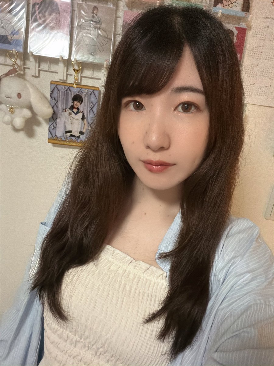 ruka_blanche's tweet photo. ビフォアフ〜！！髪の毛バッサリやってきたよ https://t.co/Z5BwhrIGgo