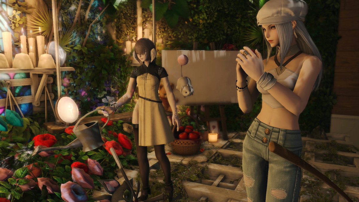 Funudesu's tweet photo. 和搬到繁中伺服器的朋友敘舊拍照了~ #FF14 https://t.co/6iHmy4pGsJ