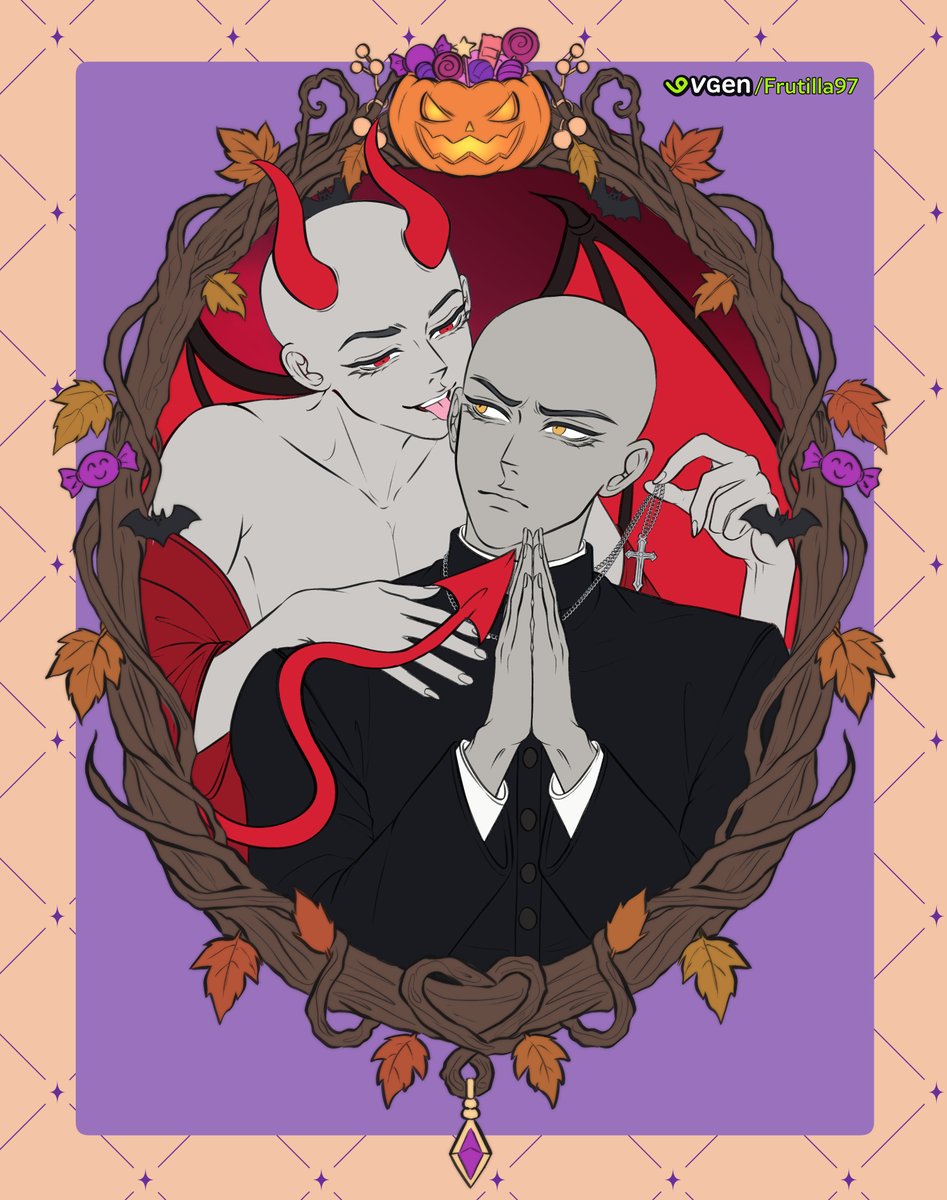 artbyfrutilla97's tweet photo. MY NEW HALLOWEEN YCHs ARE NOW AVAILABLE ON VGEN!! <3

I’ll post the couples YCHs tomorrow, but there’s a little spoiler >:3

Remember to grab your slots ahead of time for Halloween since my TAT is 10–14 days! (Especially if you definitely want it finished by October 1st!) <3 https://t.co/hjDlzxg8z2