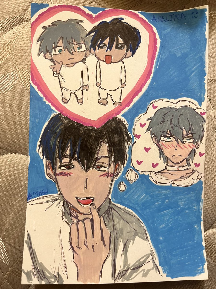 mattyewdaryul's tweet photo. quick art i made for friend! #ivantill can u tell my black marker was dry. https://t.co/bF9fCTNJbH
