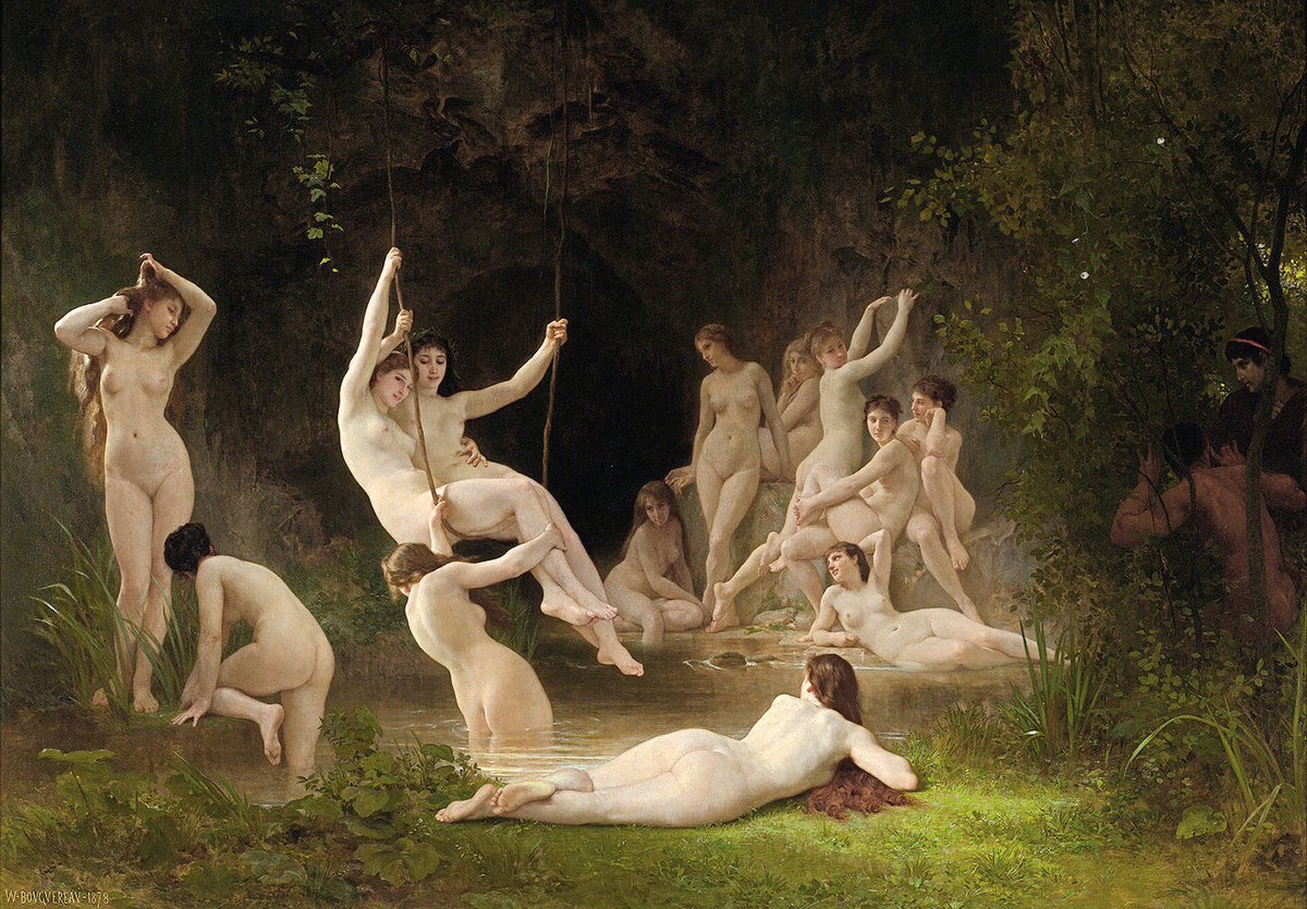 femmesolaris's tweet photo. The Nymphaeum
William-Adolphe Bouguereau
1878 https://t.co/xDkXuXhWu5