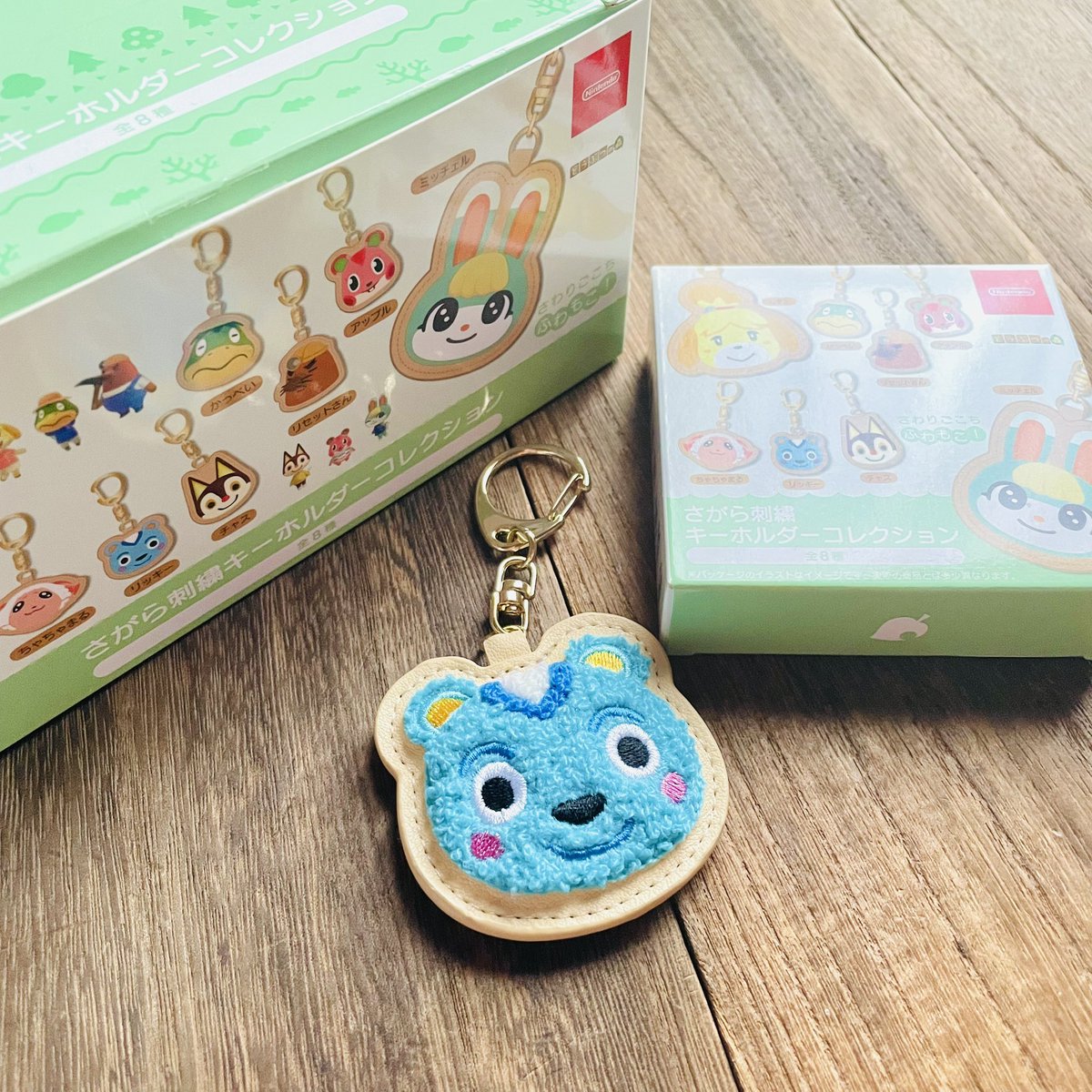 nunkororin's tweet photo. それと遅くなってしまったけど、無事にどう森のさがら刺繍キーホルダーのBOXが届きました！
友人たちのおかげで無事に推しをお迎えできたので大感謝☺️🩵 https://t.co/g80R2CCdYg