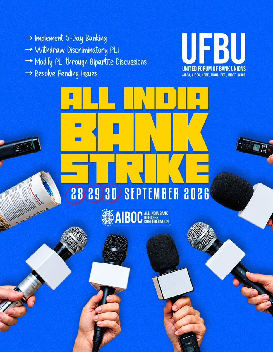 ArijitC69314641's tweet photo. @rohitjaiswal6 @fboioa_india @AshishTekale_ @sanjaybpi @nilesh_pawar15 @FT #5DayBankingNow
#FBOIOA https://t.co/JeQyv0Yv0z