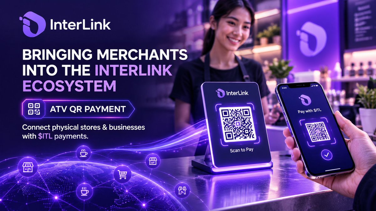 amdadullahg55e's tweet photo. 🏪 Bringing merchants into the InterLink ecosystem.

ATV QR Payment is being designed to connect physical stores and businesses with $ITL payments.

#InterLink #ITL #ATV https://t.co/LsDLE3vtGG