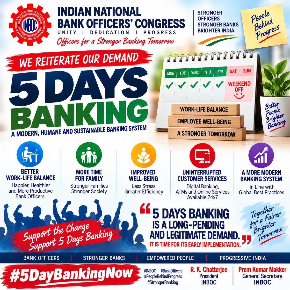 Sanjeevjha1206's tweet photo. #5DayBankingNow
#INBOC
#RBI
#DFS
#PMO https://t.co/8daduYsycQ