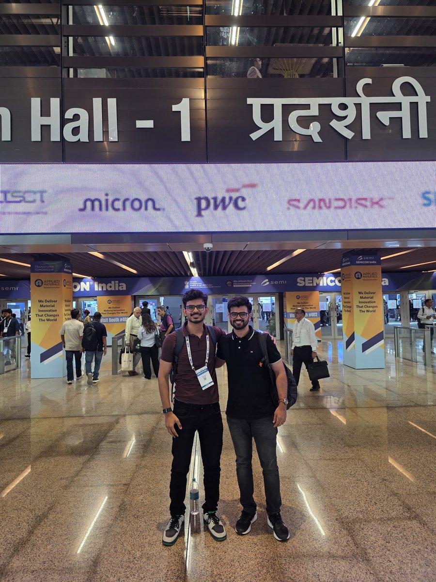 ResearchSOIC's tweet photo. We spent time on the floor at Semicon India 2026, looking at it through an investor's lens.

One line sums up what changed: India's chip story just moved upstream. The money is no longer only in the fabs. It is in everything a fab needs to run.

Sharing our insights and investor perspective on how the industry is evolving.