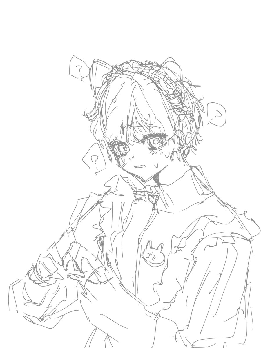 Konpei_yeah's tweet photo. 完成することのないラフを衝動で描いてしまった…………一旦怒られた方がいいか(汗) https://t.co/e8PjFxXaL1