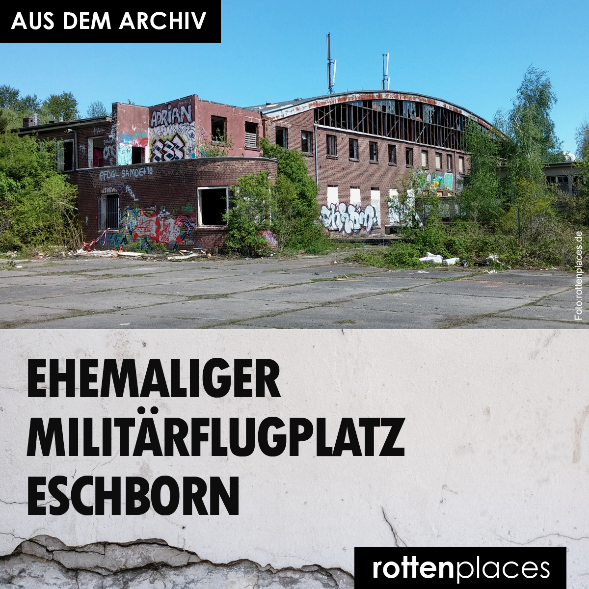 rottenplaces's tweet photo. https://t.co/T7tpkYLP7n

#Altlasten #Arboretum #CampPhoenix #ParkEschborn #Fliegerhorst #ZweiterWeltkrieg #LostPlace https://t.co/4DYUBko0ux