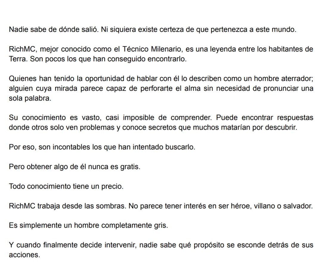 Soiko_chan's tweet photo. AU — TEAM MAFIA X GACHIAKUTA

1.-El RichMC.

Oculto entre los llanos de basura, él pasa. No se esconde, porque no tiene de qué hacerlo; ha estado aquí mucho más tiempo que todos nosotros.

#ElRichMC https://t.co/LNKvEFZZes