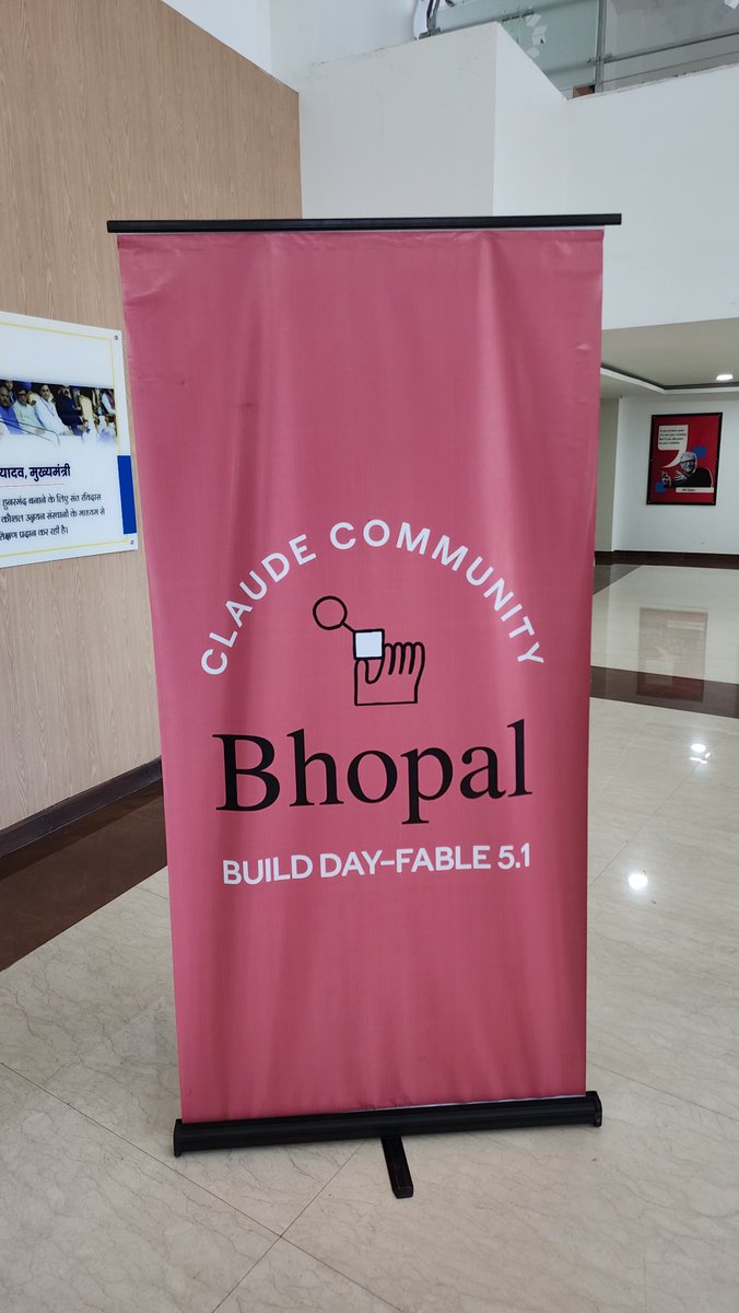 FriendWhoCodes's tweet photo. Let me know if you're here #ClaudeBuildDay #Bhopal https://t.co/bvVVfYQyAK