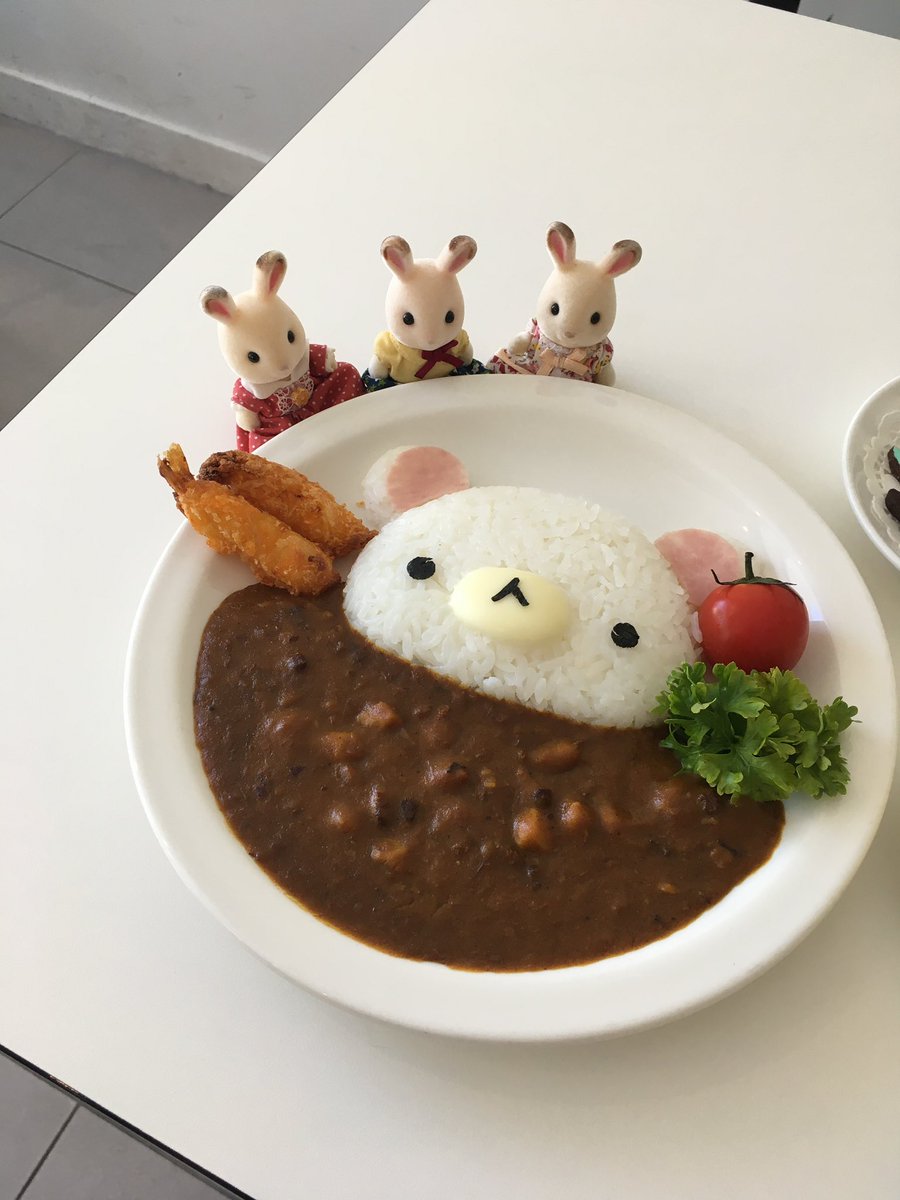 46xbunnii's tweet photo. 곰돌이 카레와 콧수염 쿠키 ( + 실바니안 https://t.co/KwiUoZTzrB