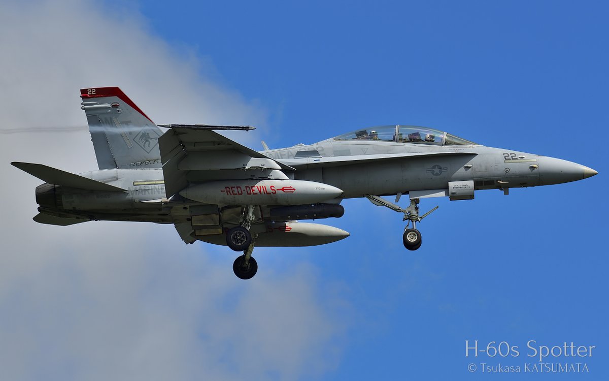 PHG_artworks's tweet photo. F/A-18C/D, USMC, VMFA-232 "Red Devils"
Kadena AB, Japan, 13/Jul/2026
#fa18 #fa18c #fa18d #hornet #usmc #vmfa232 #reddevils #kadenaab #aircraftspotter #avgeek #aviationphotography https://t.co/ZFVkURrKeg