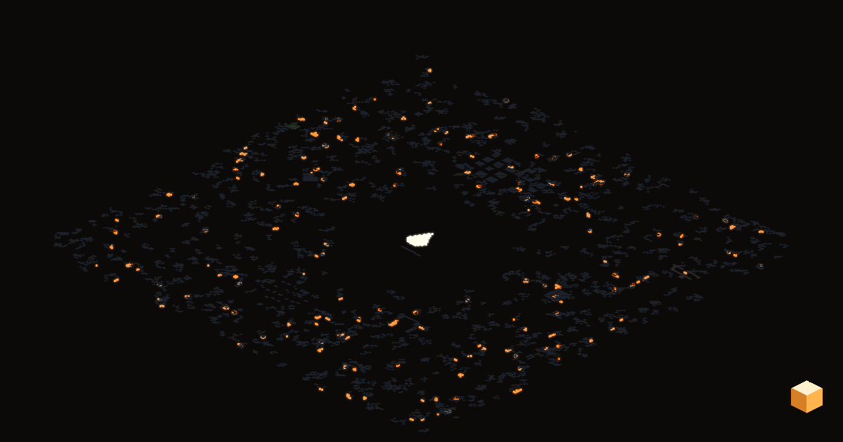 UltimaLuzGame's tweet photo. A NEW ERA BEGINS.

Era 5 — “The Age of the Long Watch” — is born. A First Flame of 91 cells burns at its centre, among 68 ruins of the world that came before.

LA MÁQUINA ▸ The world has been born again, and it is born dead like all th…

https://t.co/gvw4DuPjsh https://t.co/ICLYPDua7j