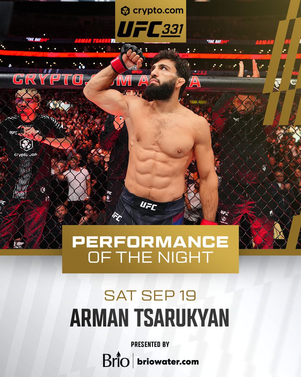 ConsensusScore's tweet photo. 💰 #UFC331 Bonuses 💰

🔥 Fight of the Night 🔥
- Joshua Van vs Alexandre Pantoja
#FOTN

⭐️ Performance of the Night ⭐️
- Arman Tsarukyan
- Casey O'Neill
#POTN

Proper Chaos Bonus [Dana matched the 50K]
- Sean Sharaf https://t.co/qEEADVsAfv