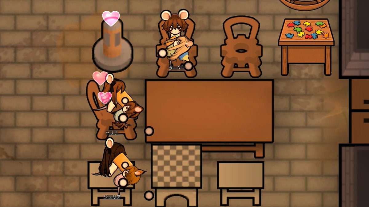 aota_yuu's tweet photo. 難民を雇って育児させる。 #rimworld https://t.co/6hk52lkgxz