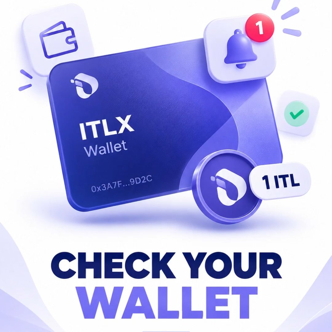 interlinklabspk's tweet photo. 1 $ITL has started arriving in wallets — have you checked your ITLX Wallet yet?

#InterLink #ITLG #ITL https://t.co/Z4x1FNYxSP