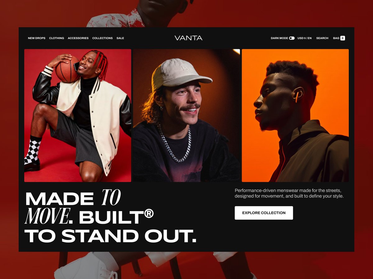 arifdesigned's tweet photo. VANTA — E-commerce Website design https://t.co/cbEUN1Ncdu