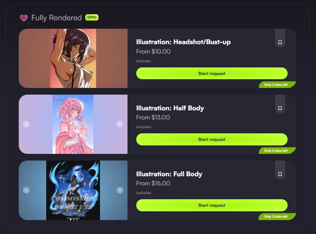 Ohh_Maygot's tweet photo. Help me get verified on VGen!! 🙇

reopened final slots for September commissions: TAT is within this month! if you want art that will deliver within 7-10 days from confirmation I don't do rush fees!✨

#artmoots #smallartist #vgen #vgenartist #VgenComm #commission #opencomms https://t.co/pVpGtpLQ3d