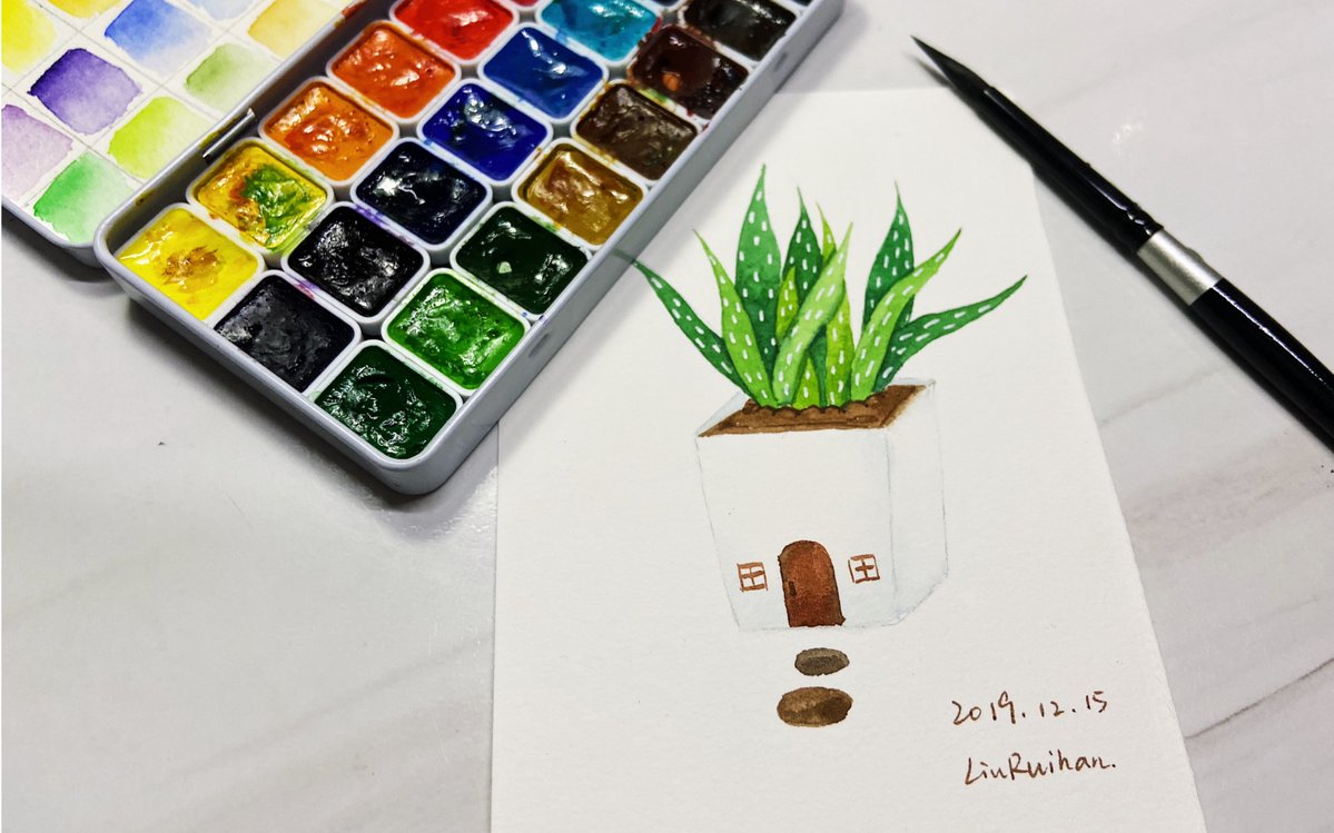 Verachandra10's tweet photo. [Turn a 10-minute daily routine into a new hobby! Grab a notebook u0026 try simple watercolor doodles tonight — no skill needed, just fun ]， https://t.co/UBrgxsoXbG