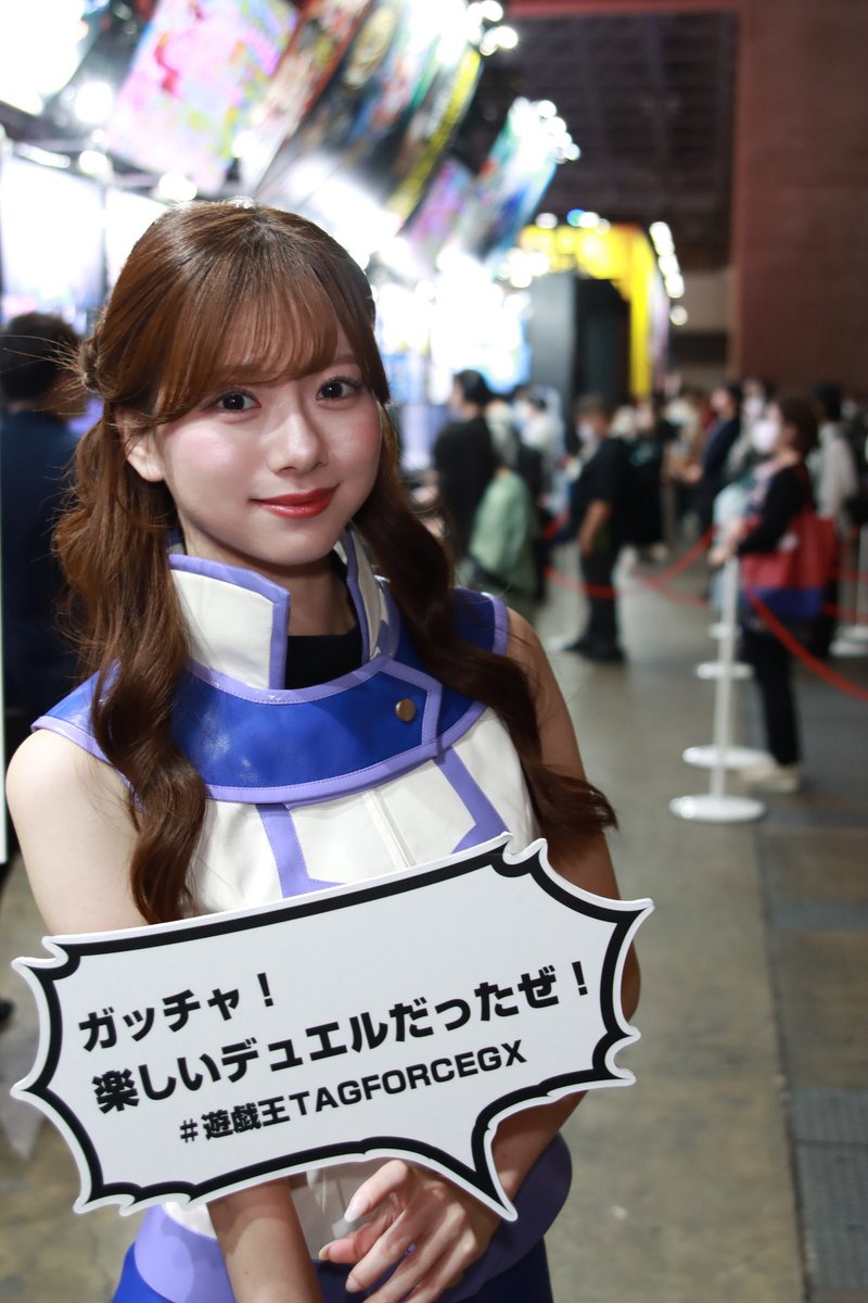 tofunokamameshi's tweet photo. #佐藤まゆ さん
#KONAMI
#遊戯王TAGFORCEGX
#東京ゲームショウ
#TGS2026 https://t.co/6Rabt2sc9V