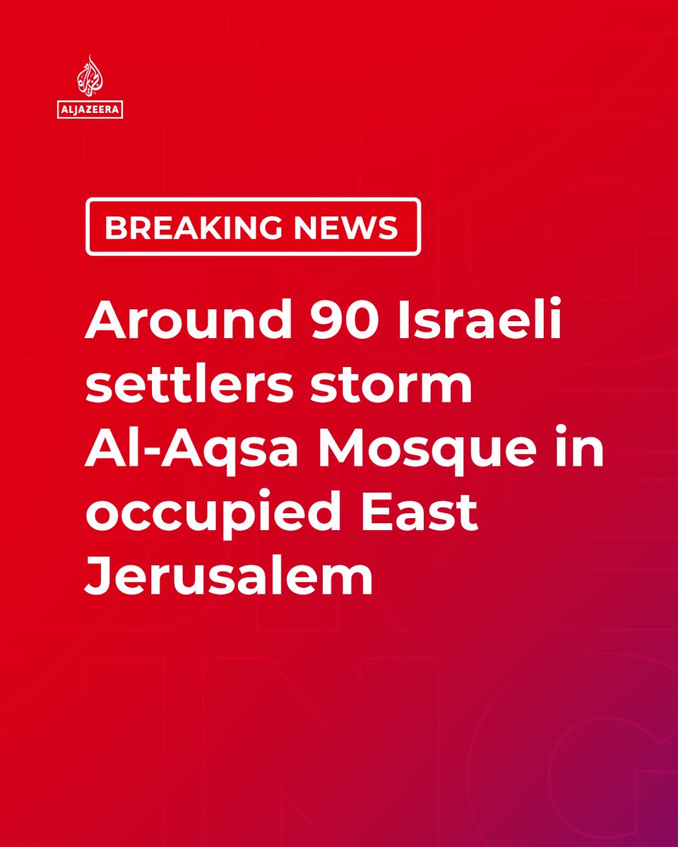BREAKING: Tensions Surge as Israeli Settlers Enter Al-Aqsa Mosque Under Police Guard