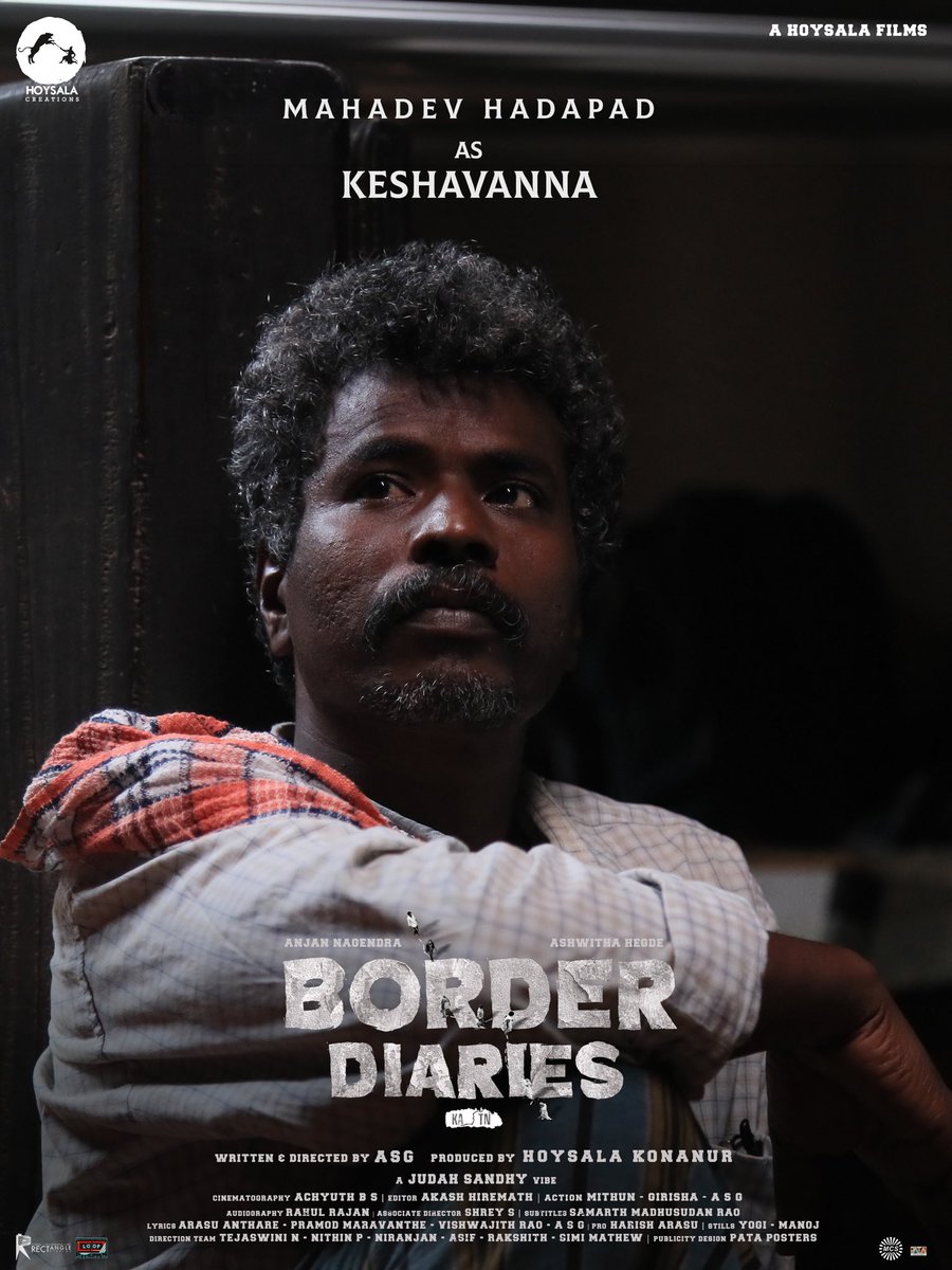 BDkannada2026's tweet photo. Innocent soul of the world of BORDER DIARIES 

Revealing Mahadev Hadapad as KESHAVANNA

WRITTEN AND DIRECTED BY : A S G
PRODUCED BY : A Hoysala Films

@appushashikumar 

@AnjanNagendra @AshwithaHegde 
@judahsandhy @achyuth_b_s
@PROHarisarasu 
#hoysalacreations 
#BorderDiaries https://t.co/eemJzpm8Kx
