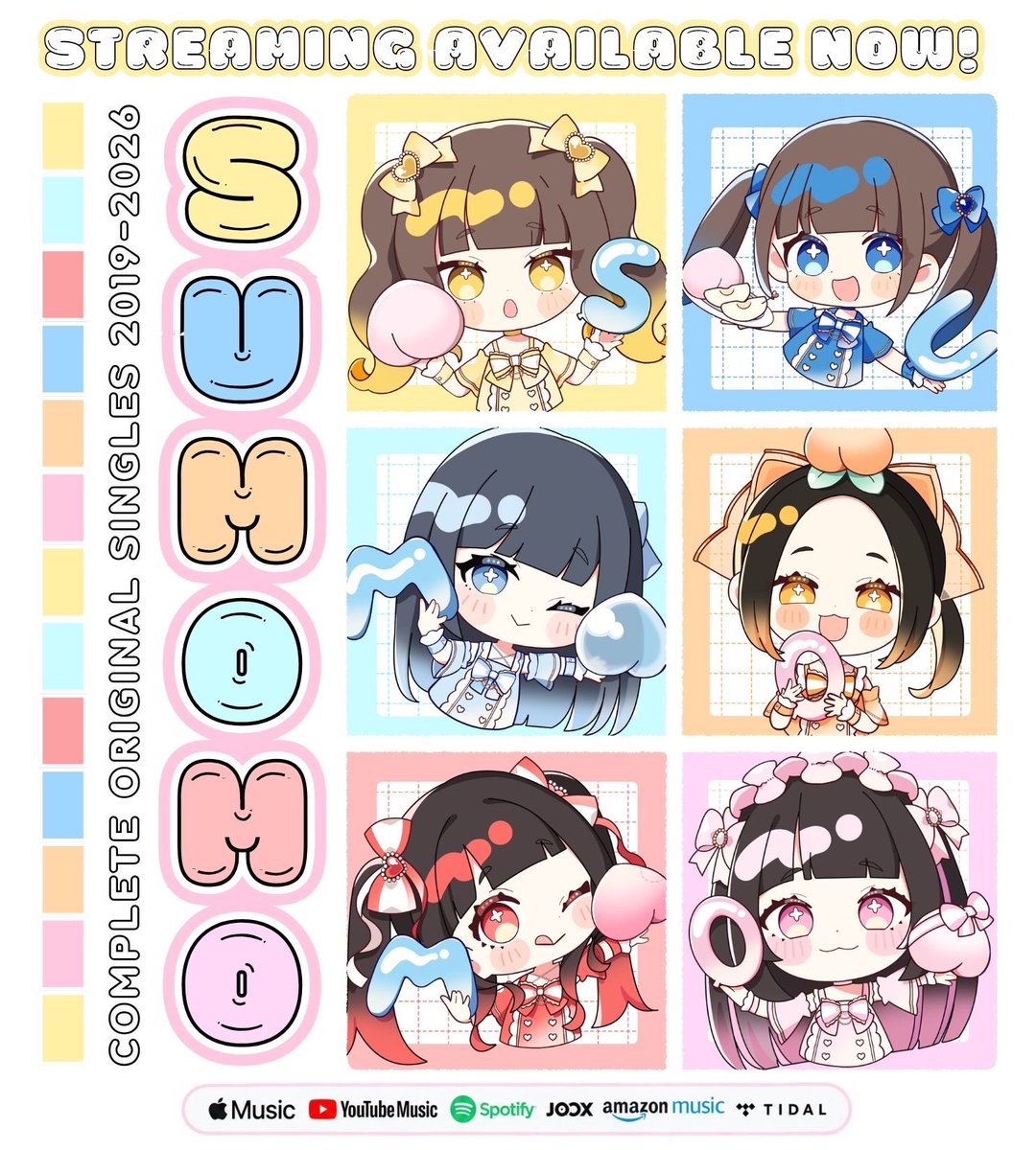 Officialsumomo's tweet photo. Sumomo 『Complete Original Singles 2019-2026』🍑 Album is now available
Album รวมเพลง Original ของ Sumomo มาแล้ว เผลอๆวงจะครบ7ปีแล้วน้า เพลงมีหลากหลายแนวหลากอารมณ์ ทั้งคิดถึงจนต้องวิ่งหนี, ใส่เสื้อลืมแกะป้าย, ฉันน่ารักที่สุดไม่มาจะเสียดายทีหลังนะ, จะจูบเลยก็ได้ไม่ว่า, รักที่กลับไปไม่ได้แล้วแต่เราก็สมหวังนี่นะ, ลองกล้าที่จะรักใหม่อีกที
มา Flashback ไปกับ Sumomo ละต่อจากนี้อย่าลืมว่า
วันพรุ่งนี้เป็นเช่นไรก็ตาม Need you
ขอบคุณเหลือเกินที่เธอยืนอยู่ตรงนี้ด้วยกัน arigato
Apple Music https://t.co/3pyzxrE4Gk
Spotify https://t.co/RQyWmsyk6e
Tracklist
1. Flashback
2. RUNAWAY
3. Otona Route
4. KISS shite mo iiyo!
5. with you
6. Hatsukoi
7. Love again
8. arigato
#Sumomo
#Siamdol