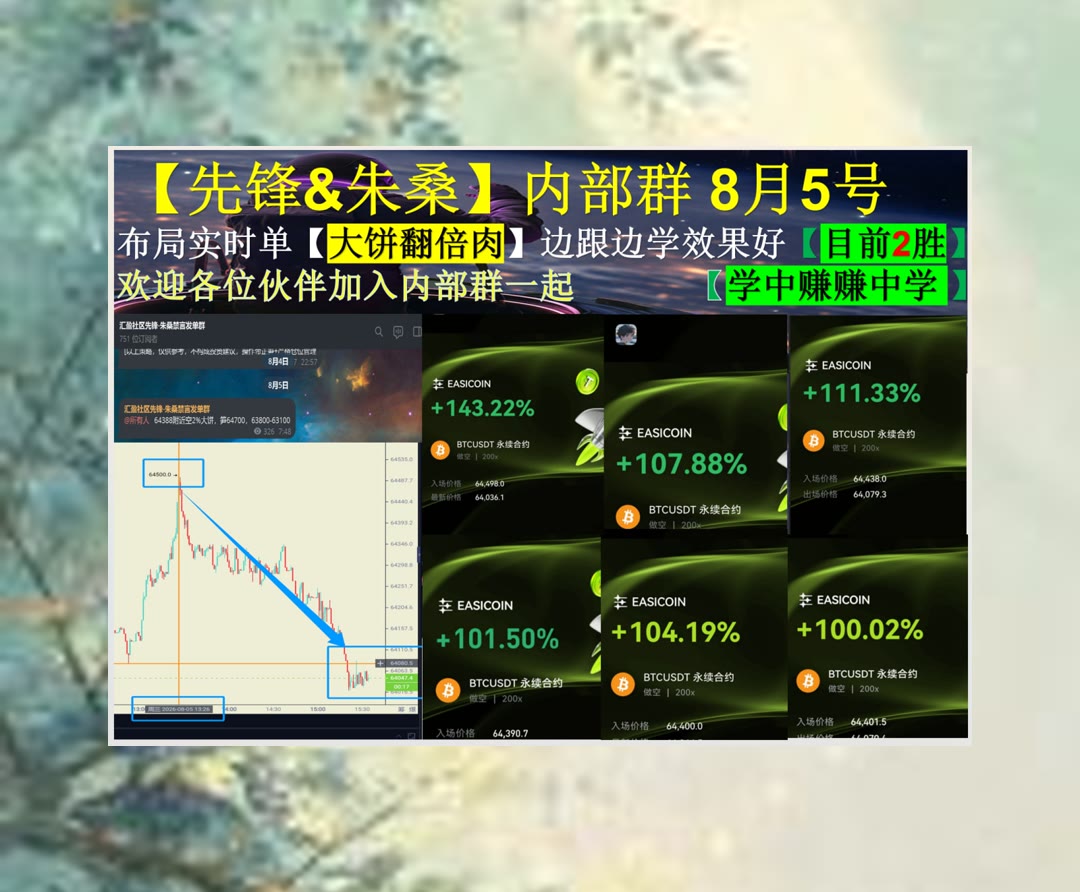 dlrjwpqkf's tweet photo. Action is the proper fruit of knowledge.
合约思路不清？分享多空分析参考。工作坊↙soul🔹算法交易🥡貔貅
高频👽Micron🍋IOTA🌰Pons
ETH 加密货币 OKX  免费合约跟单社区👉 @fzy988 👈 https://t.co/3dUyOESTte