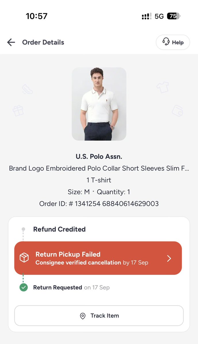 Dharmpalbola's tweet photo. @MyntraSupport @myntra 

My order ID: # 1341254 6884614629003 This is the same as I requested a return request on September 17, which I canceled but it has not been cancelled yet to myntra that i request to cancel it

i shared some photos https://t.co/aDdcwnQ5sY