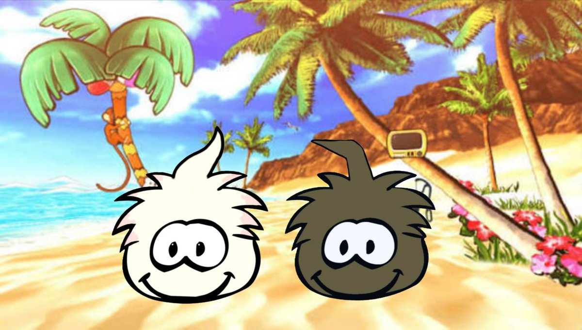 HIK0MA's tweet photo. fuck it. komahina as puffles. https://t.co/YKrjtv5RRN