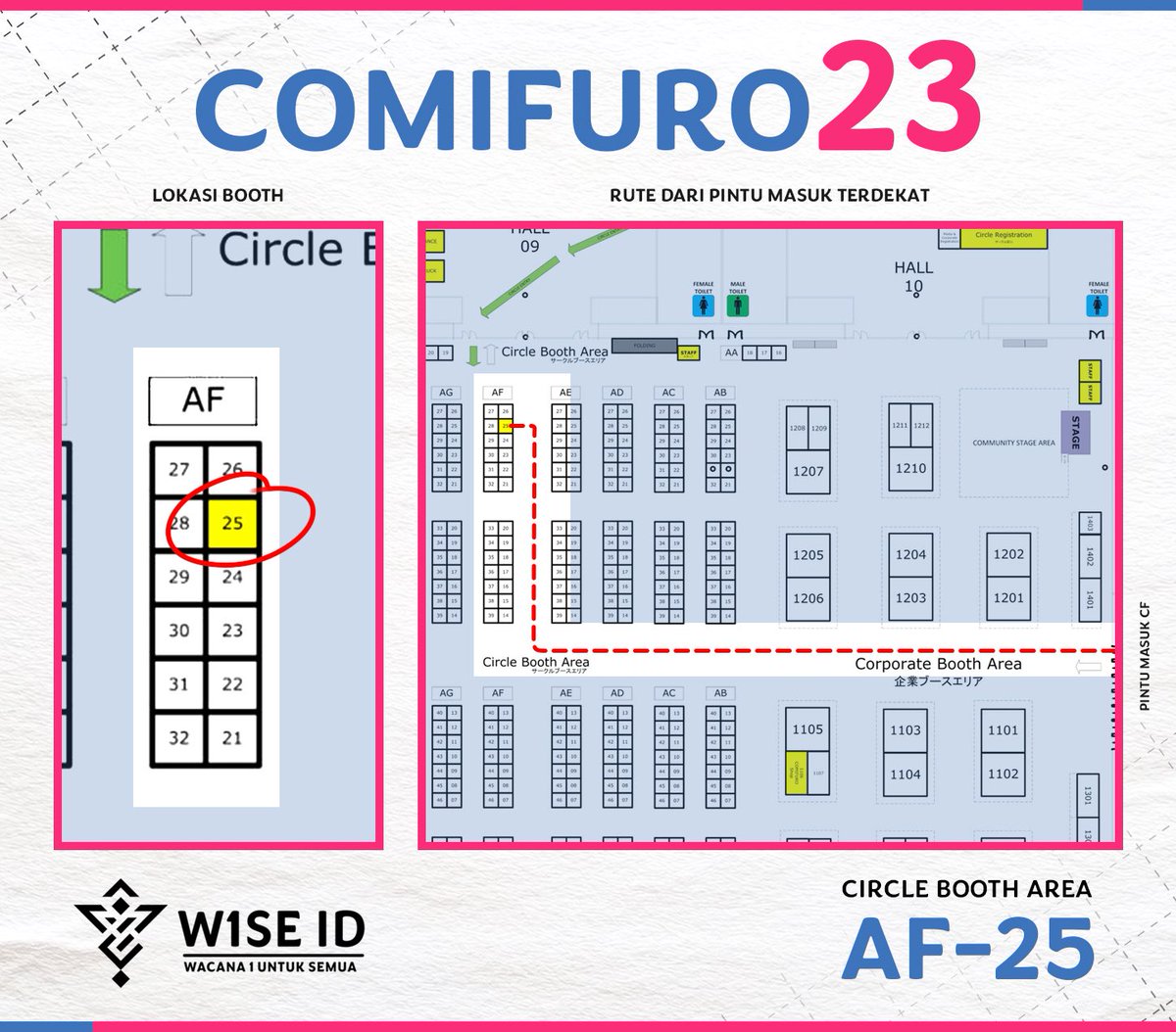 GraziellaIrelia's tweet photo. ⊹₊˚‧︵‿₊୨ᰔ୧₊‿︵‧˚₊⊹

Akhirnya yang ditunggu” keluar!!!

Irelia x W1SE ID

📍 Comifuro 23 — Booth AF-25
🗓️ Both Days

Jangan lupa mampir nanti ya!! 
Aku uda siapin freebies buat kalian yang mampir hihi!! ♡

⊹₊˚‧︵‿₊୨ᰔ୧₊‿︵‧˚₊⊹

#cf23 #comifuro https://t.co/vLMe3TeFQG
