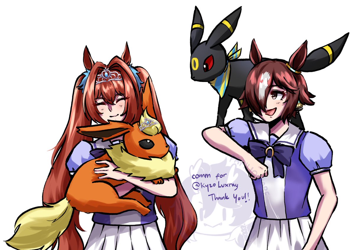 papiliomare's tweet photo. Vodsca+Eeveelutions commissioned by @kyzoluxray !! thank you 😎 

#komisliomare https://t.co/TZndyVJTkE