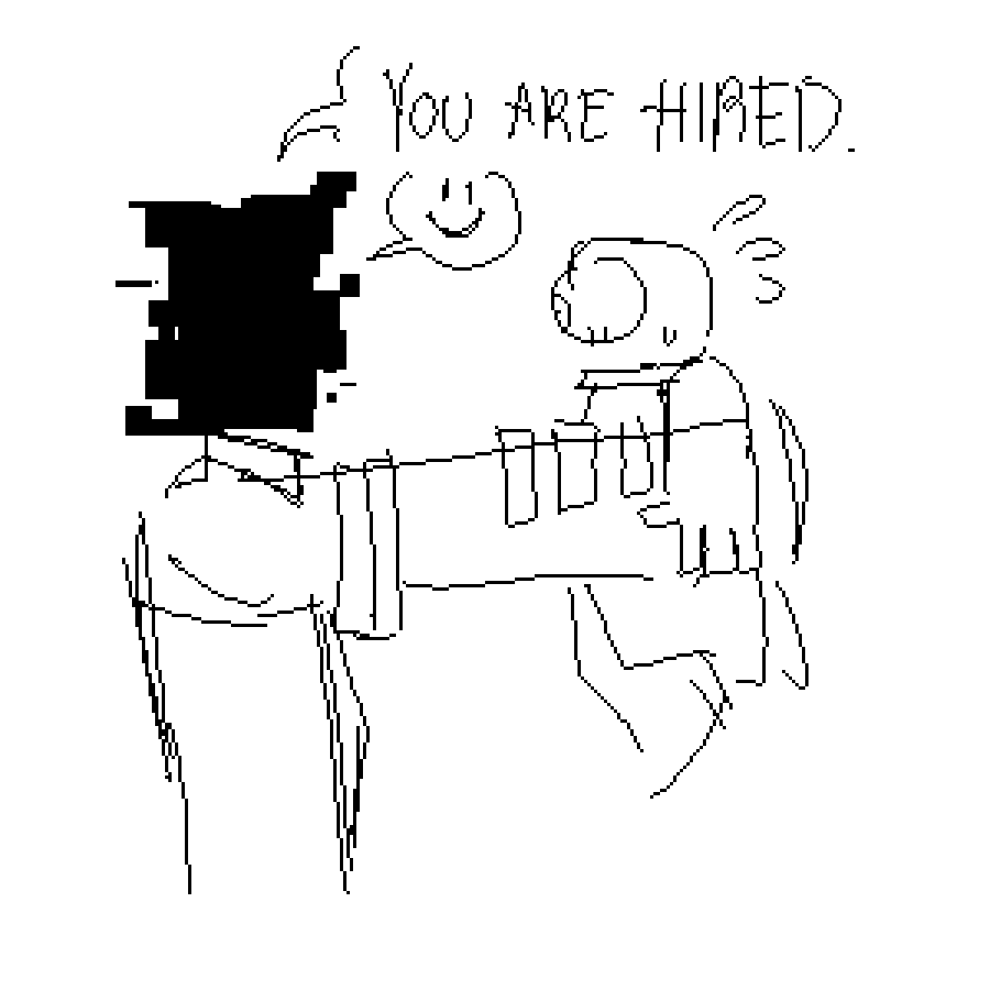 chillycycles's tweet photo. oh yay he's been hired https://t.co/AdZB9WOqK0