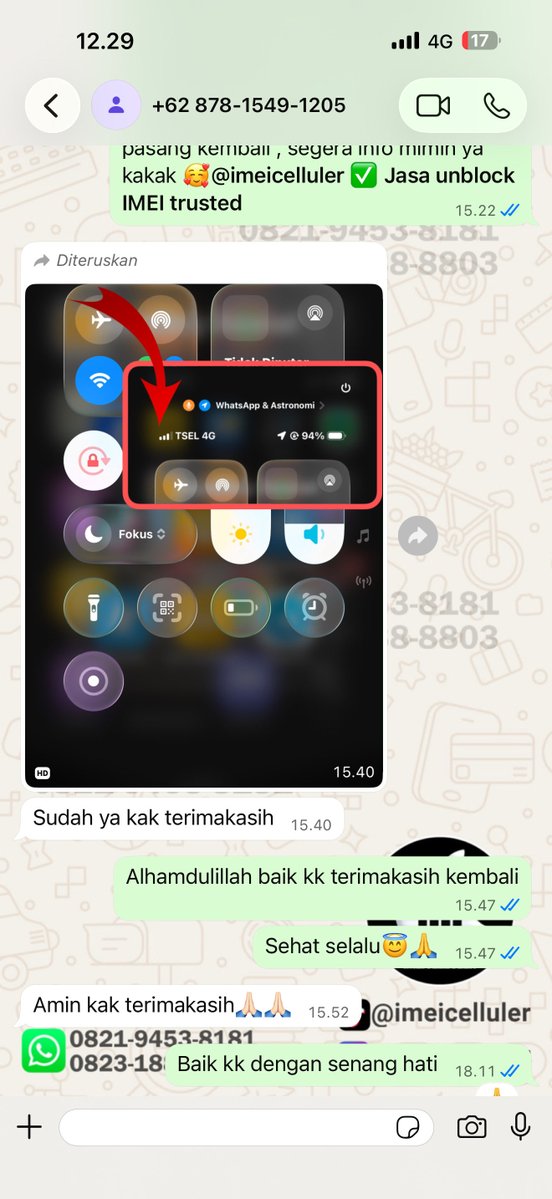 imeicelluler's tweet photo. Menerima Unblock IMEI sampai sinyal muncul baru bayar? Boleh banget imeicelluler solusinya🥰🥰
Sosmed imeicelluler/Testimoni 👇
https://t.co/tvBF71EyNj https://t.co/jD3MvYAAFD