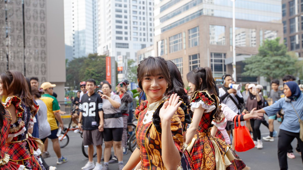 cora_i9's tweet photo. Hi Capt! @Freya_JKT48 

200926 - CFD Sudirman https://t.co/9jterdgIrE