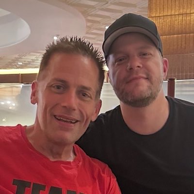 RayRedacted's tweet photo. This is  me and Grifter back in 2024. You can see the post-Olympics Glow on both of us.  @Grifter801 I hope you don’t mind being in my profile picture for a week or so.  😎😌 https://t.co/RymNcqqfam