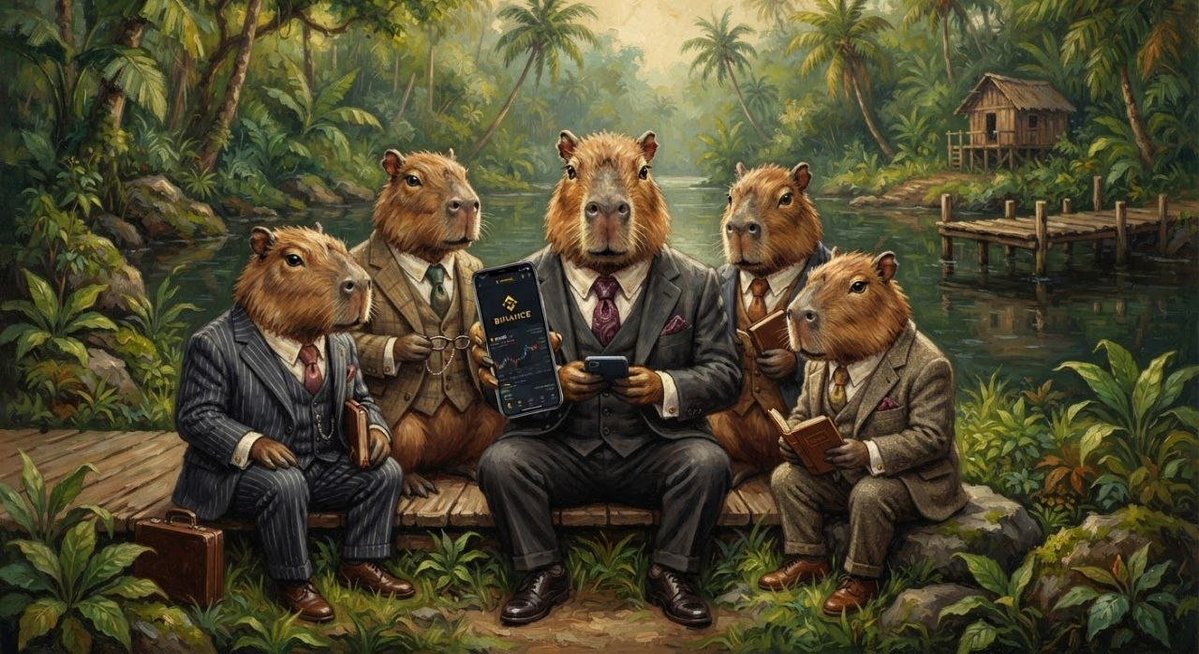 CAPYBARAkmcl's tweet photo. Something is definitely happening. We don't know what. We don't know when. And honestly... Capybara isn't telling us anything.

But every time we think nothing is happening...

another capybara appears. The herd is growing.

And when Capybara finally says: "OK I PULL UP" https://t.co/Uvlap3vfzV