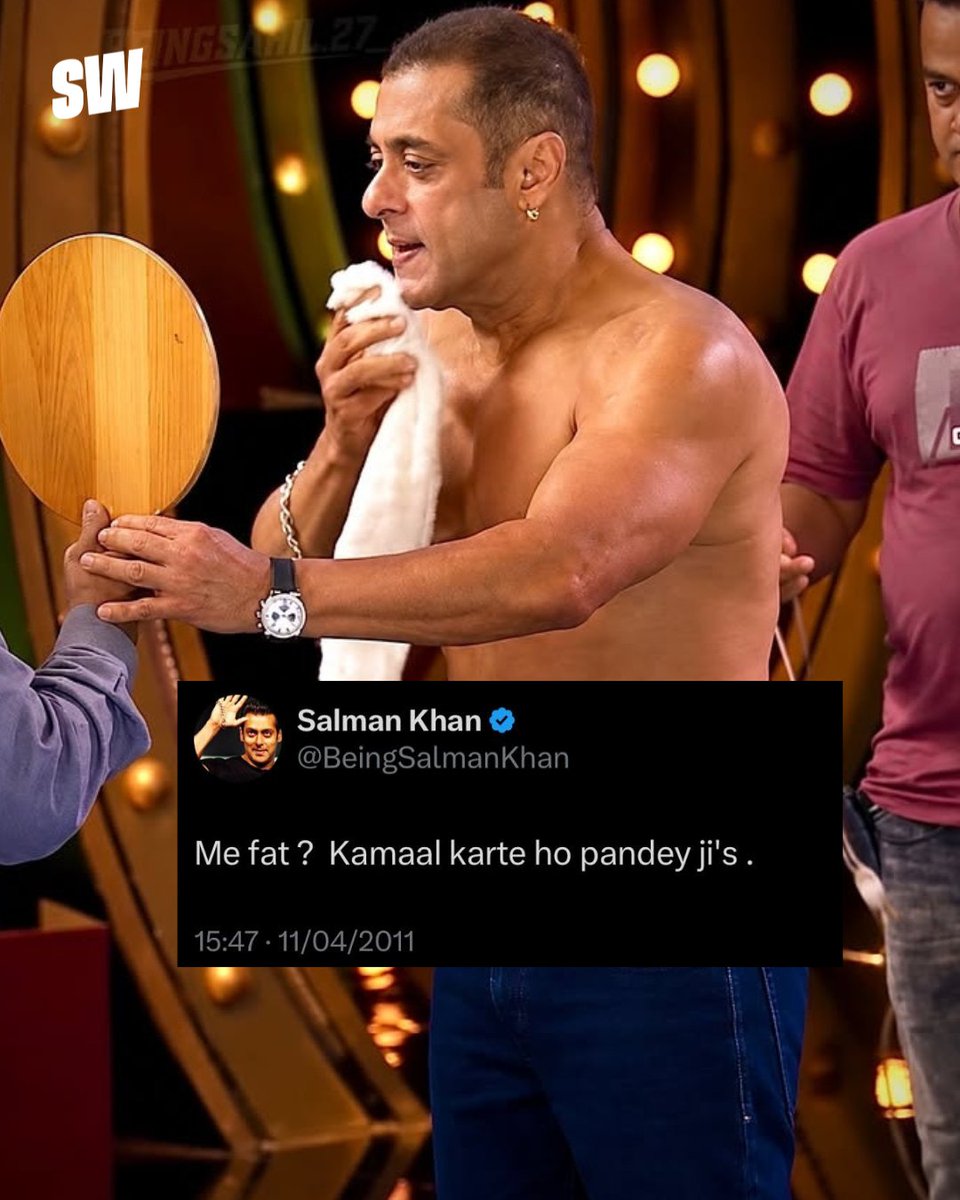 YesThatSumit's tweet photo. Salman bhai predicted his own future https://t.co/af3wx2DXkv