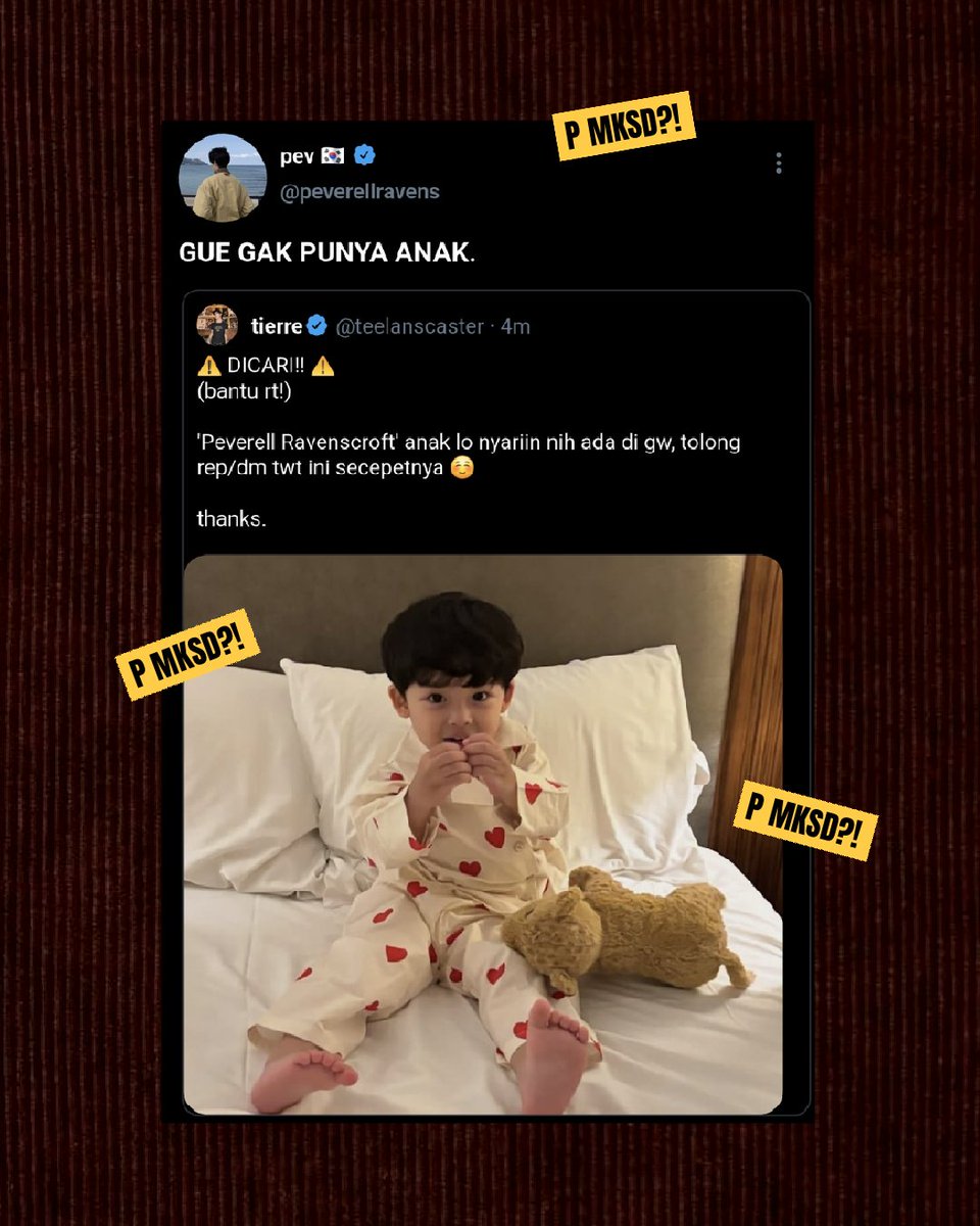 hyrjstforty's tweet photo. '𝗦𝗧🚫𝗣 𝗧𝗛𝗘 𝗪𝗘𝗗𝗗𝗜𝗡𝗚'
                   #teeteepor  local au

 *when lo tbtb punya anak + dijodohin* https://t.co/IfGI0FLlIG