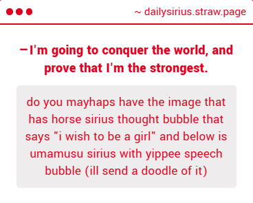 DailySirius_'s tweet photo. Unfortunately I don't have the image you're talking about, however I did take it into my own hands into making what you described horribly! Heh.. Enjoy. -🎵 https://t.co/cPf8X3RErR