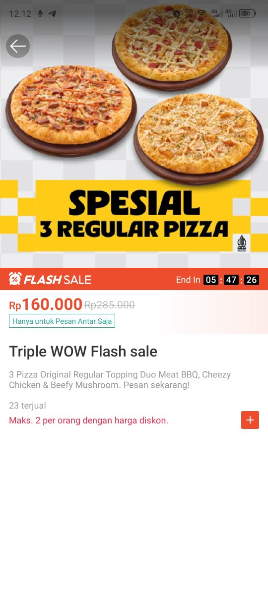 Veezca's tweet photo. Phd di deket rumah gw aneh bgt njir, masa yg 3 pizza lebih mahal dri yg 4 pizza https://t.co/zHGapFkBgO