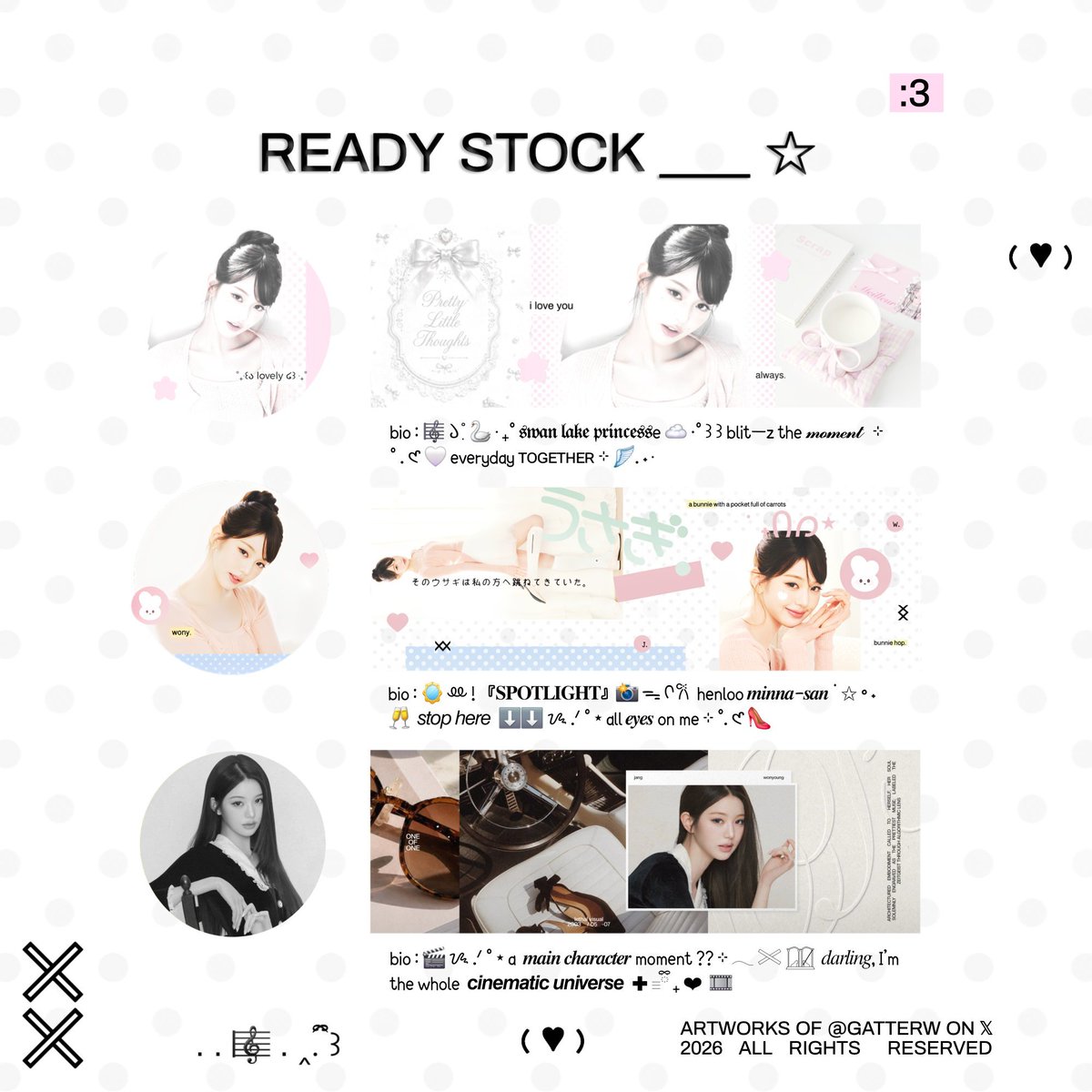 GatterrW's tweet photo. 🥨 ⊹ ៶៸ 💭  camat ciiang  ౿   ˖  ݁ 𐙚  🪭

᪤ ˙ ܸ  🦢  akku punya layout rs wony 
yg biisa dibundle sama bio non BA 
harrganya 13.000 aja yuk 𓂃 👛 𓐆ྀི 
bissa belii tanpa bio jg yaa kakk 🌱

t. #zonauang #bealanja https://t.co/B6cYVBj6FW