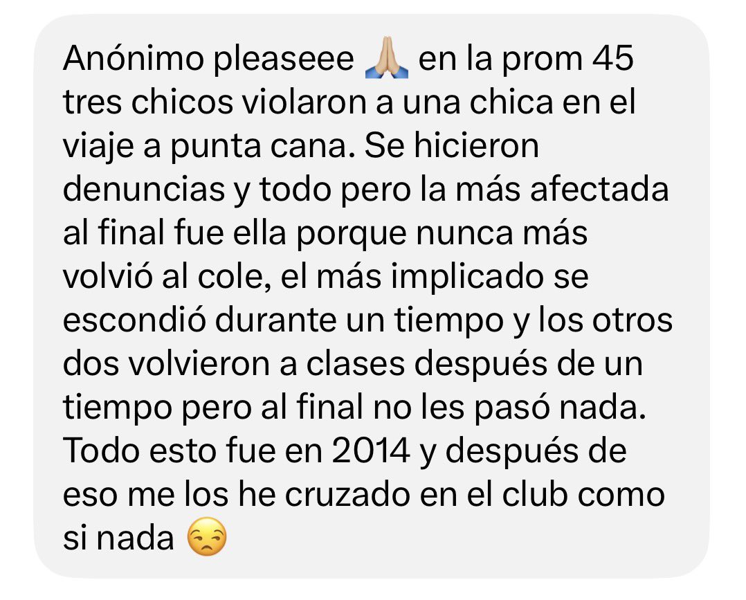 stopqqk's tweet photo. Denuncia sobre otra violación en el Liceo Naval Almirante Guise https://t.co/DvbYESE0VU