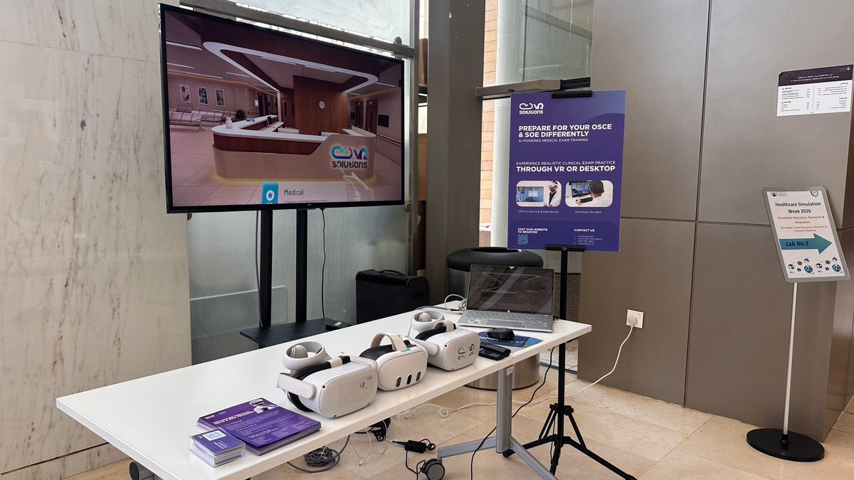 vrsolutionsco's tweet photo. #HealthCareSimulationWeek2026 https://t.co/yuyRuZRWJF