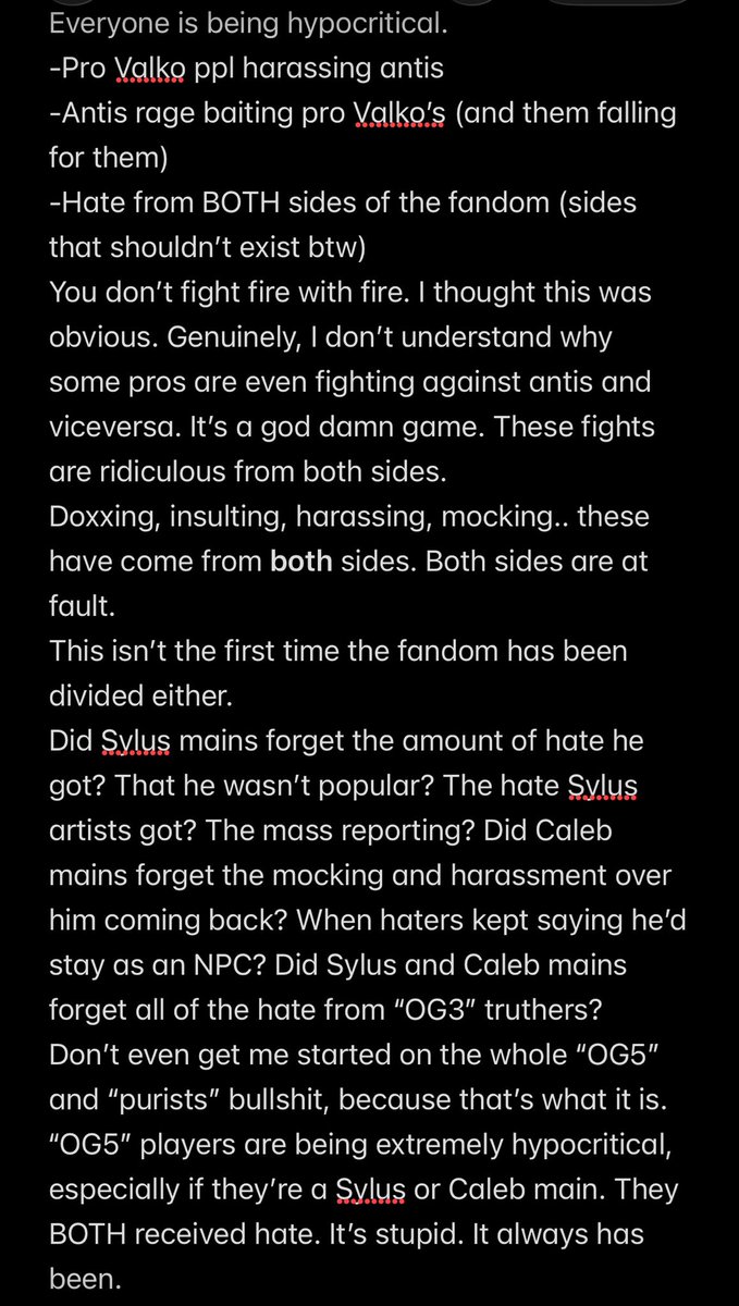 N109Meika's tweet photo. I have some things to say.

TLDR: This fandom sucks. Infold sucks. Bring Valko back, and fix the damn game. 

Goodbye. https://t.co/zeWgDqOyJB