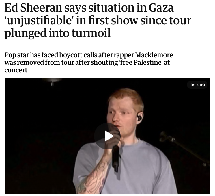 Jonathan_K_Cook's tweet photo. No Ed, Israel's genocide of Gaza isn't "the most complex political issue on the planet". 

It's the simplest political issue on the planet. You don't mass-murder children because they're the "wrong race". https://t.co/H2zvTqpZqA